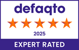 defaqto logo 5 star rated 2025