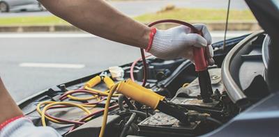 car engine with cables